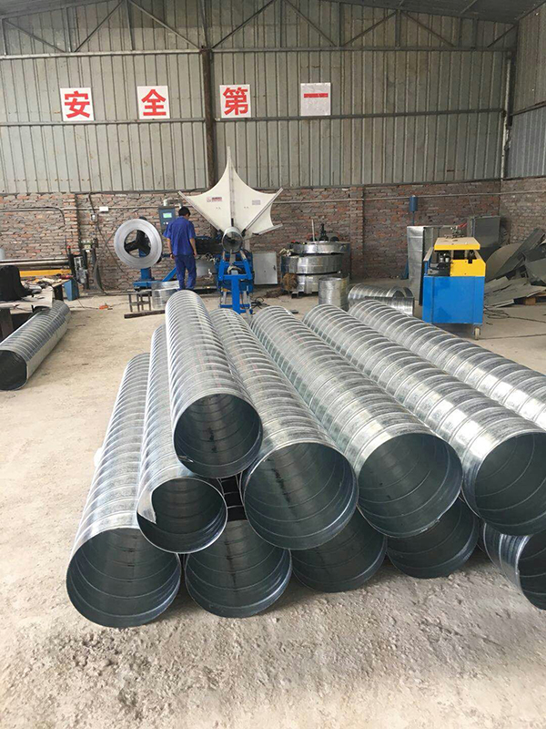 四川依科制藥有限公司采購(gòu)風(fēng)管二線全套螺旋管全套